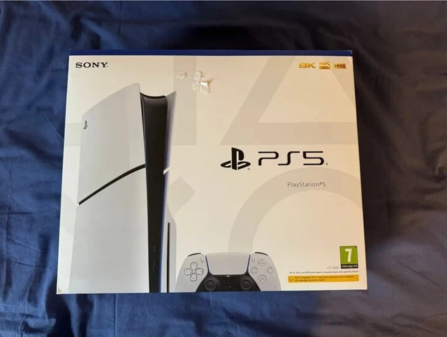 SONY PLAYSTATION 5 PS5 Slim Disc Edition Console 1 TB SSD in scatola