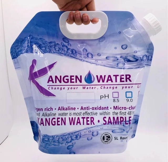 Lot Of 10Kangen Water Reusable, Lightweight, Collapsible Sample Bags 5 Lt.