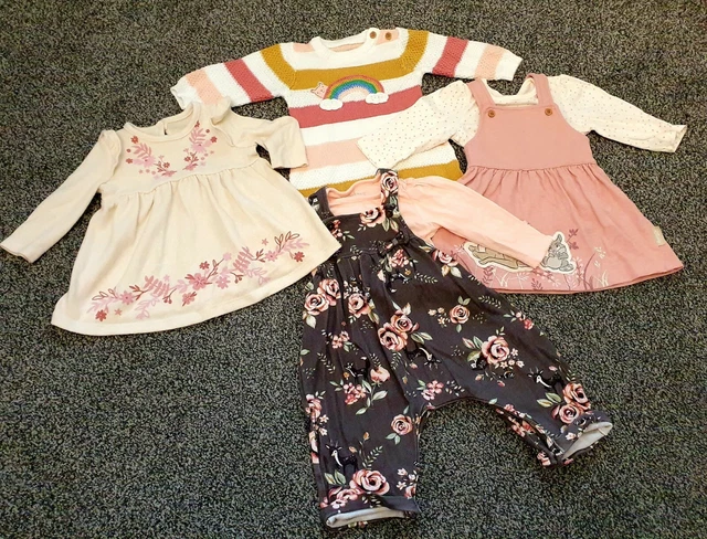 Baby Girl Clothes Dress Bundle 3-6 Months
