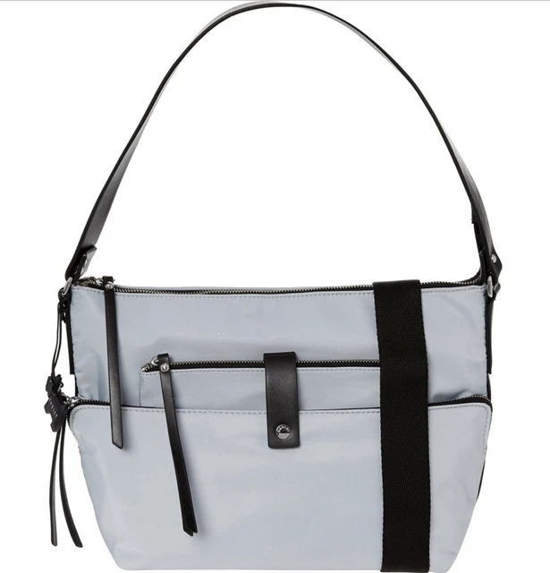 RADLEY GREY NYLON With Black Trim Shoulder Multi Way Bag Detachable