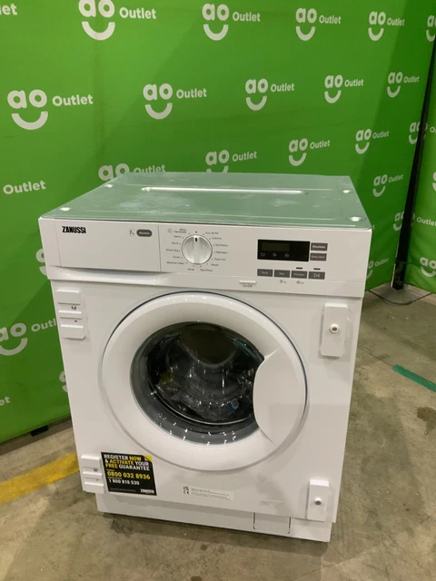 ZANUSSI INTEGRATED WASHING Machine White B Rated ZW74PDBI 7kg
