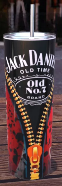 Jack Daniels, Old No.7, Coca Cola, 20oz Skinny Tumbler