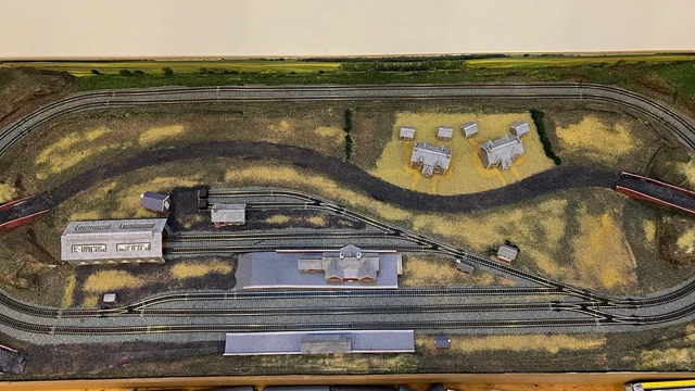 N GAUGE MODEL Railway Layout 190cm (6.2ft x 76cm (2.5ft) £394.32 ...