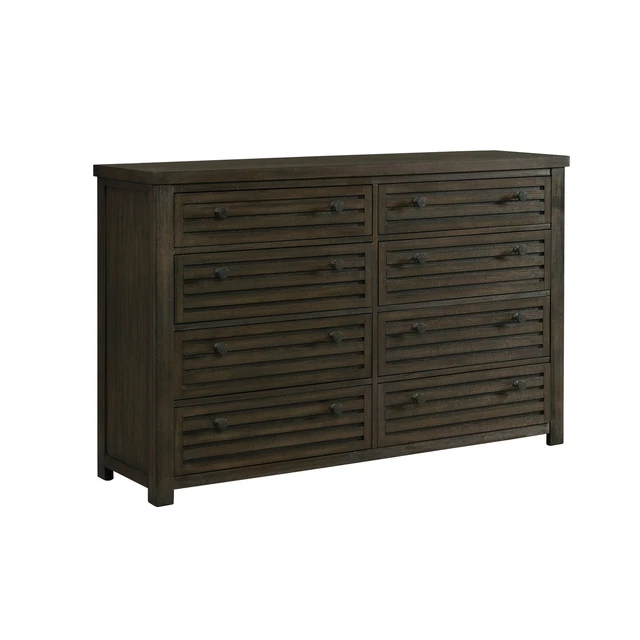 Carbon Loft Warbeck Walnut-finished Oak 8-drawer Dresser Walnut 8-drawer