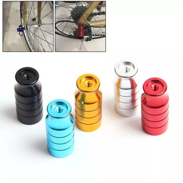 Soporte para lámpara de rueda de bicicleta, extensor protector flexible montaje de luz delantera