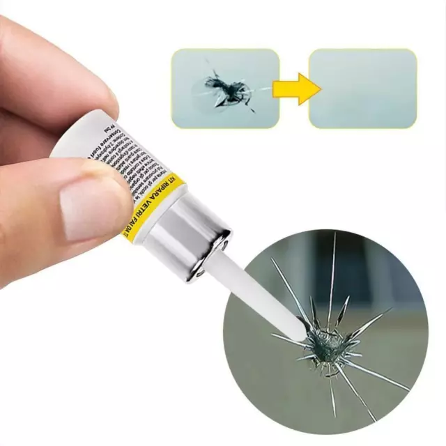 Repair Glass Windshield Kit Window Crack Car Tool Cracked Fixing DIY E6M5 2