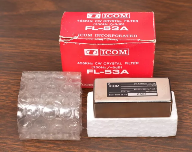 NEW ICOM FL-53A 250Hz CW FILTER (IC-703+ 718 736 745 746 756 751 751A R75 R8500)