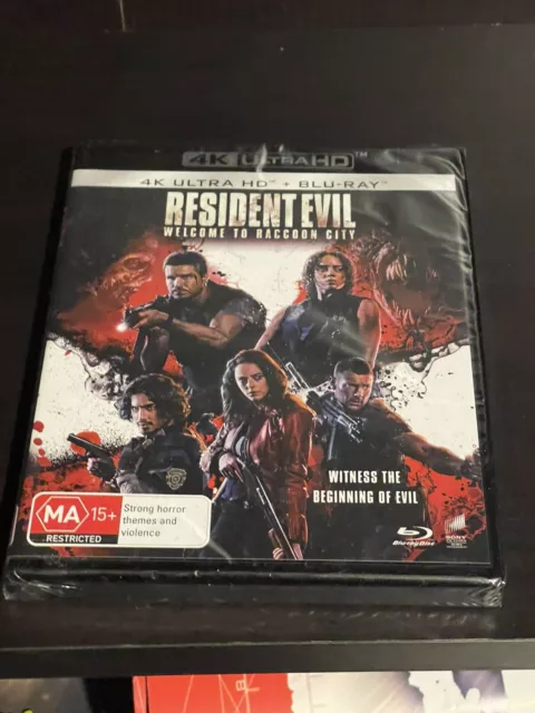 Resident Evil: Welcome To Raccoon City (4K Ultra HD / Blu-ray, 2022, 2-Disc Set)
