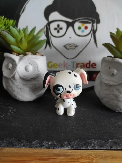 Figurine My Littlest Pet Shop (LPS) Chien Carlin N°1312 - Occasion - Pour Collectionneurs