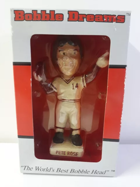 Pete Rose Cincinnati Reds Bobble Dreams Sports Collectors Digest Bobblehead NIB