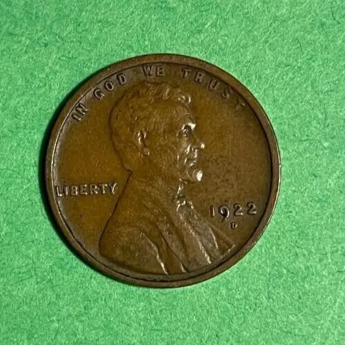 1922 D Lincoln Wheat Cent Penny US Coin **VF** Nice