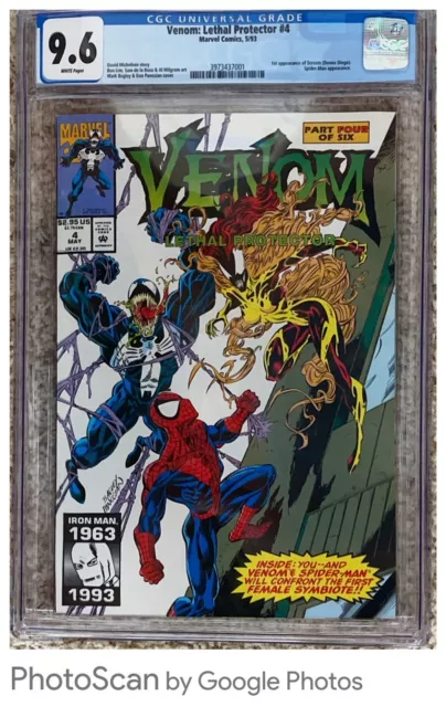 Venom: Lethal Protector #4 CGC 9.6 1st App Scream