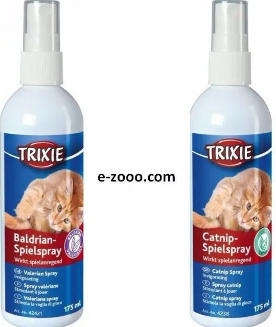 Trixie Catnip-Spielspray Ou Baldrian-Spielspray, 175 ML