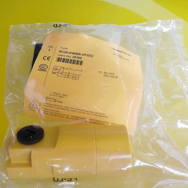 1pcs new For TURCK BC20-K40SR-VP4X2 Proximity switch sensor
