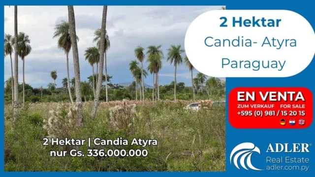 Traumhaftes Grundstück: 2 Hektar in Candia Atyra, Paraguay!