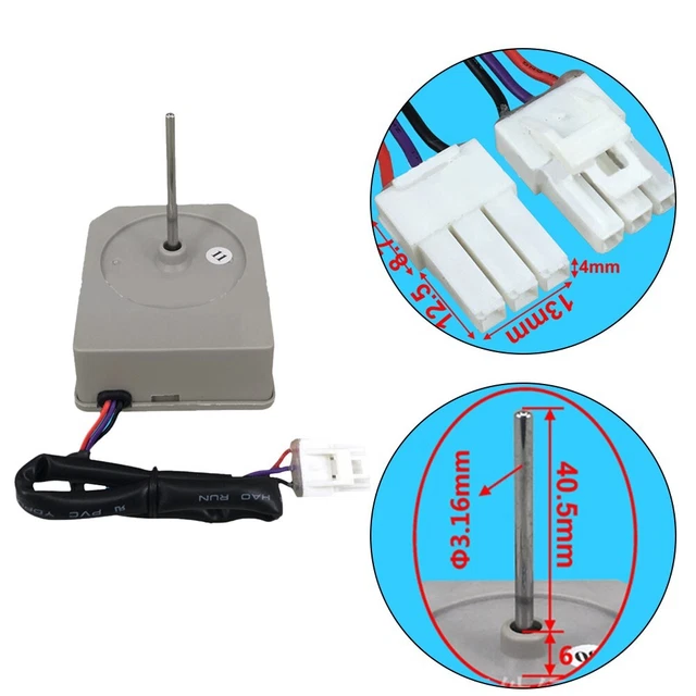 Motore Ventola Frigorifero DC 13V 2,5W - Ricambio Per Congelatore/Evaporatore - Foto 4