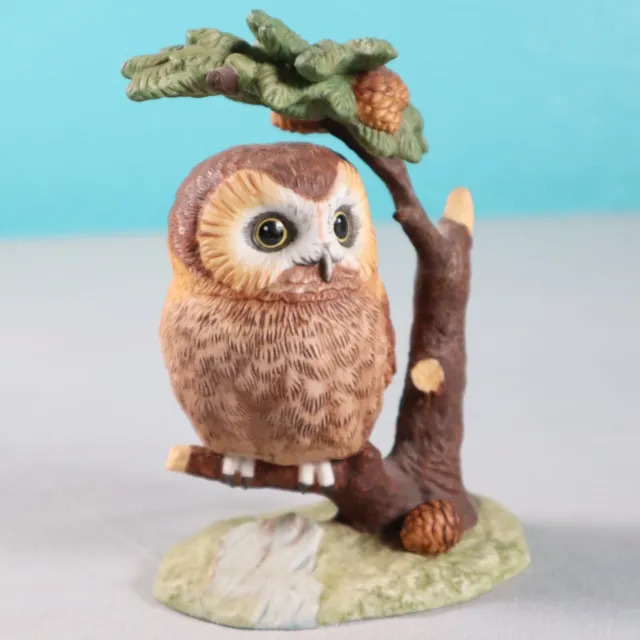 Lenox Porcelain Figurine Little Lookout Saw-Whet Owl 1999