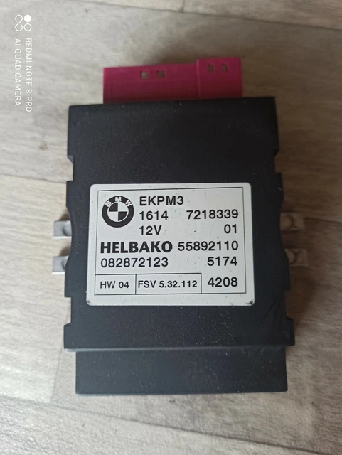Module De Contrôle De Pompe à Carburant Pour BMW Série 3 E90 - Réf. 7218339, Occasion