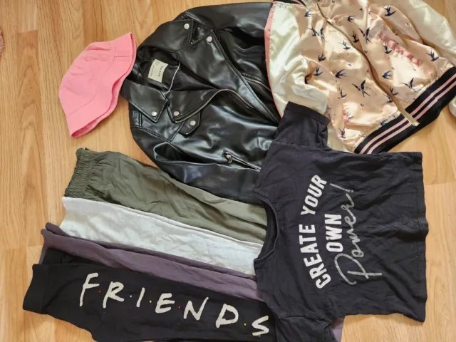 girls clothes bundle Crop Top7-8, items 9-10years, Zara,george,H&M