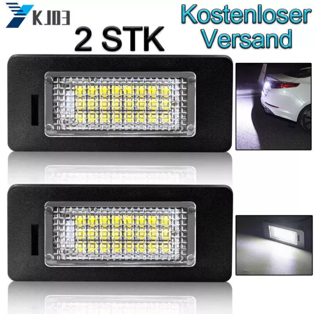 2 Stk Led Auto Kennzeichen Licht für BMW E39 E60 E61 E90 E91 E92 E93 E82 E88 E70