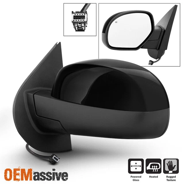 Fit 2007-2013 Chevy Silverado Tahoe GMC Sierra Driver Side Power Heated Mirror