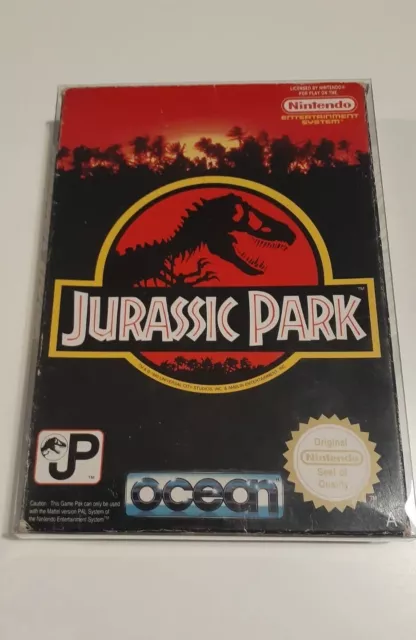 Nintendo NES Game: Jurassic Park MATTEL AUS  PAL-A  Rare 1993 METRO Games