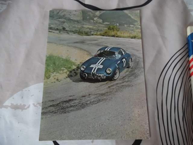 Pub Vintage NUBALGYL pharmaceutique – Rallye ALFA ROMEO GTZ