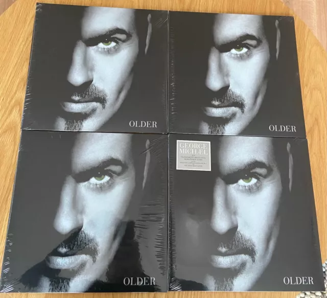 George Michael Older 4 x 2 LP - Green, Blue, Red, White - Complete set