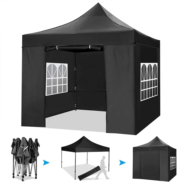 PopUp Pavillon 3x3/3x4,5/3x6m Wasserdicht Partyzelt Gartenzelt Pavilon Pavillion