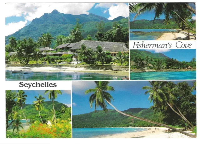 SEYCHELLES - FISHERMANS COVE HOTEL, MAHE 1987 Postcard