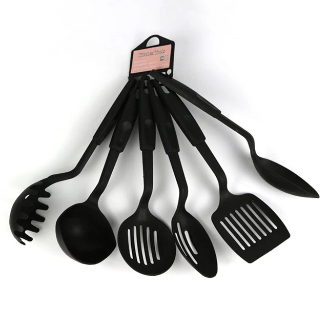 Set D'ustensiles De Cuisine De Camping - Poêle Et Couverts En Acier Inoxydable - Noir - Compatible Réchauds De Poche
