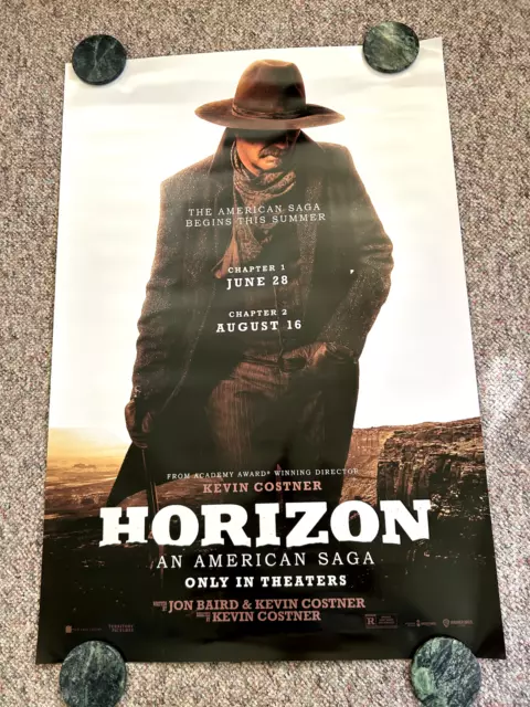 Horizon American Saga (2024) Movie Poster Authentic Double-Sided 27x40 Costner :