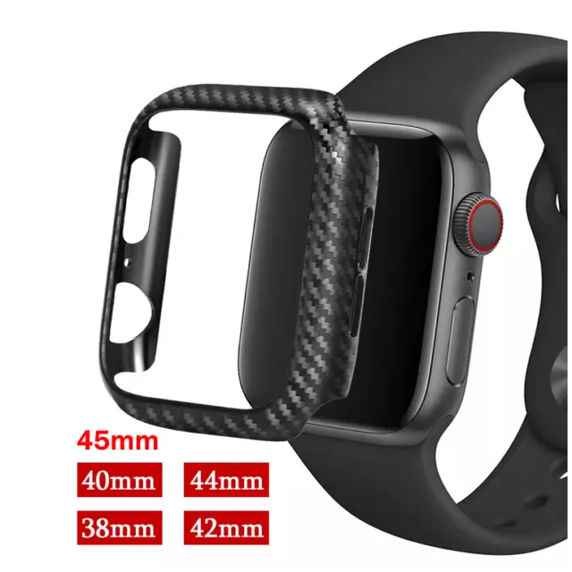 Protection Couvercle Coque Housse Carbone PROTECTOR Case Watch 38 42 40 44 41 45