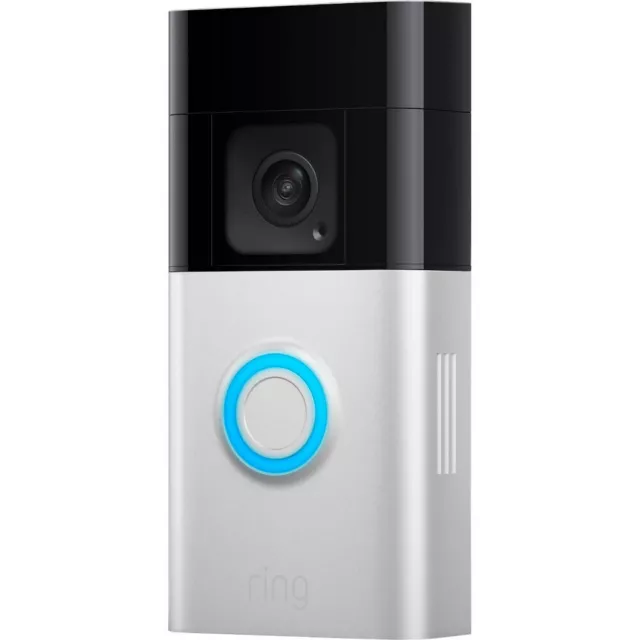 Ring Battery Doorbell Plus - Satin Nickel Factory Sealed 💯💯💯💎💎💎