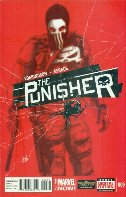 The Punisher #9 Nathan Edmondson Mitch Gerads Black Widow Crossbones NM/M 2014
