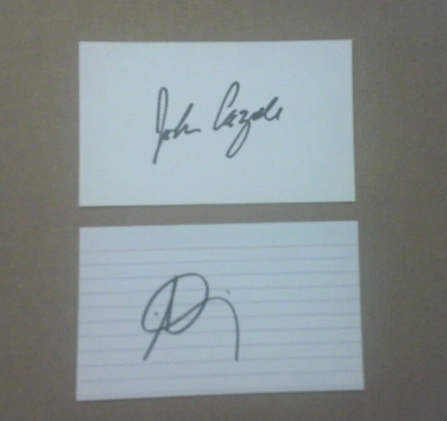 The Godfather Signed John Cazale Signed & Andy Garcia Signed Autograph