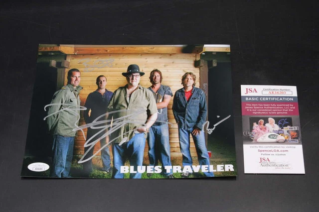 Blues Traveler Signed 8x10 Photo John Popper Autograph JSA COA D8611