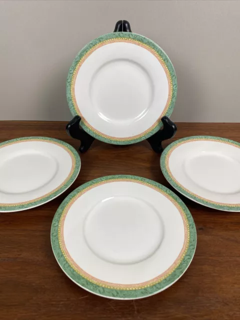 Pfaltzgraff French Quarter 6-1/4" Bread Dessert Stoneware Plates Set of 4 EUC