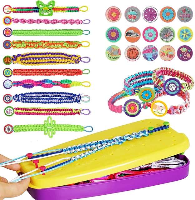 Kit de fabricación de brazaletes de amistad juguetes, edades 6 7 8 9 10 11 12 años niñas.. B15