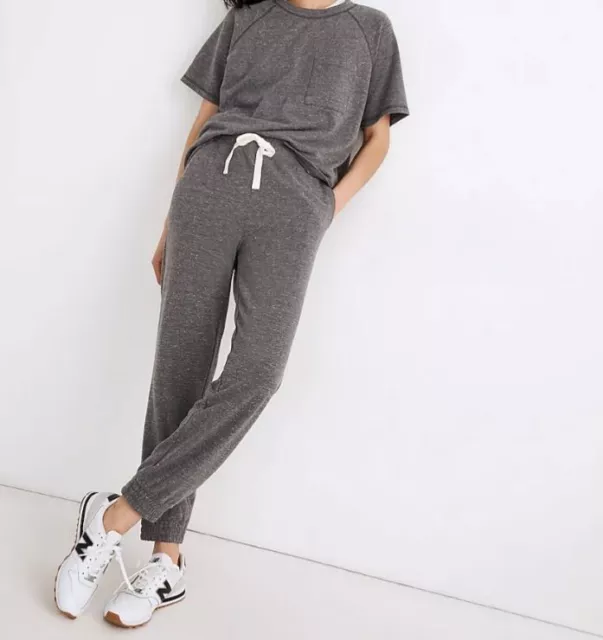 Madewell Gray Skyterry Easygoing Joggers Sweatpants Pants Small