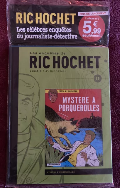 BD Les enquêtes de Ric Hochet #2 Mystère à Porquerolles avec cahier inédit - U