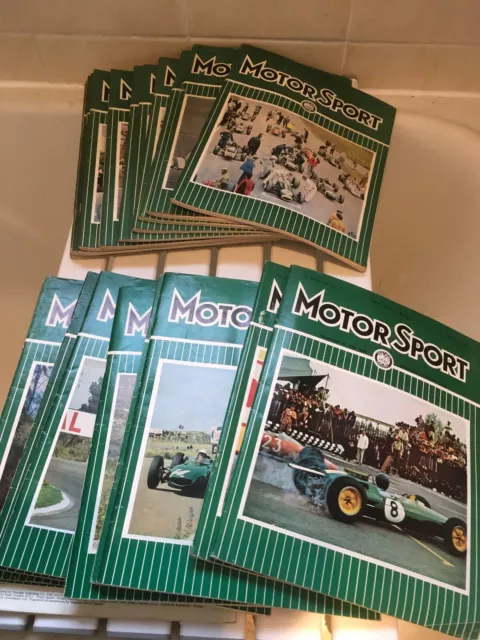 Motor Sport Magazine-various issues from 1963-Multi listing, just choose.