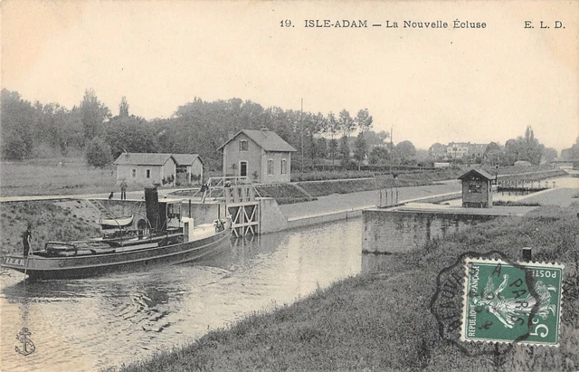 Cpa 95 L'isle Adam La Nouvelle Ecluse