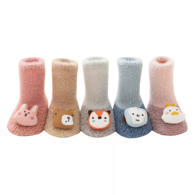 Cute Cartoon Animal Baby Socks Winter Soft Cotton Anti Slip Newborn Toddler Sock 3