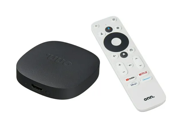 onn. Google TV 4K Streaming Box (New, 2024), 4K UHD resolution