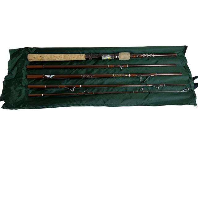 VINTAGE FENWICK VOYAGEUR Fiberglass Fly Rod SF75-5 7 1/2