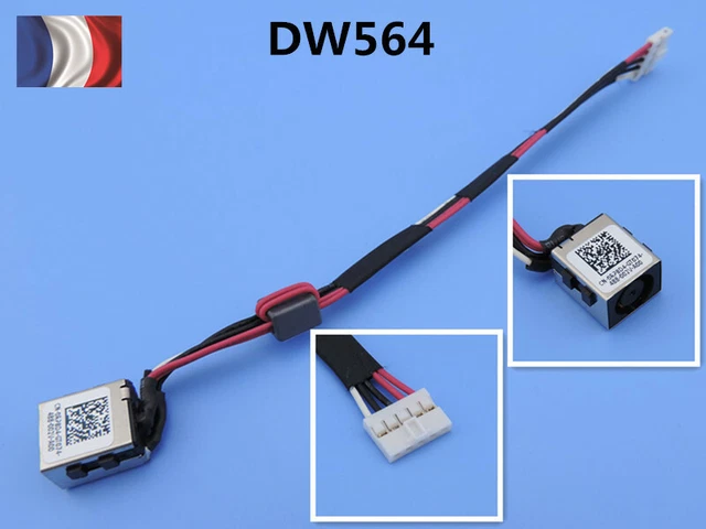 DC Power Jack Harness Cable pour Dell Latitude 14 3450 RP8D4 0RP8D4 DC30100R400
