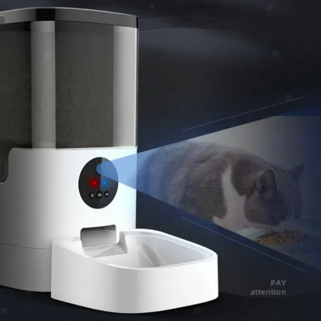 6L Automatische Hunde zufuhr Smart Food Dispenser Portion Control Voice