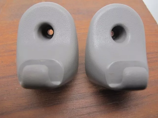 1999 - 2002 Chevrolet Silverado Dark Gray OEM Sun Visor Clips (2)