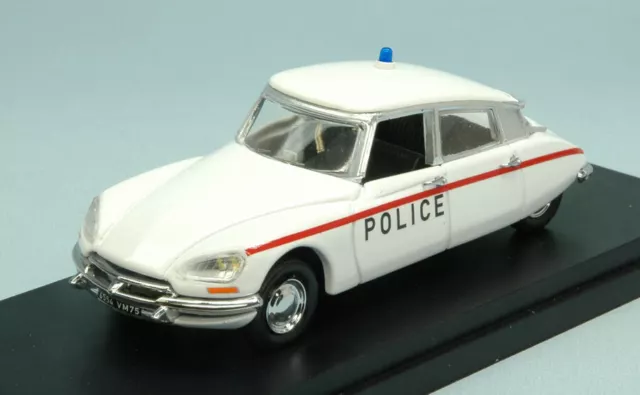 Miniature voiture auto 1:43 rio Citroen DS 21 Paris Police Modélisme diecast P